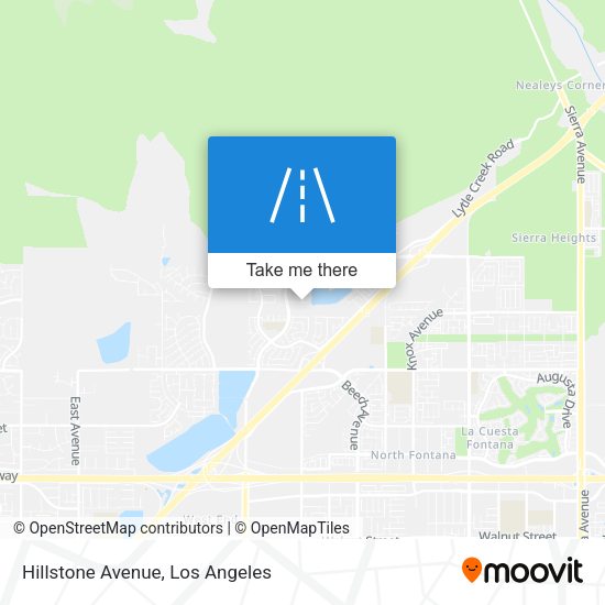Hillstone Avenue map