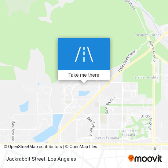 Mapa de Jackrabbit Street