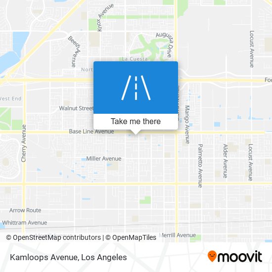 Kamloops Avenue map