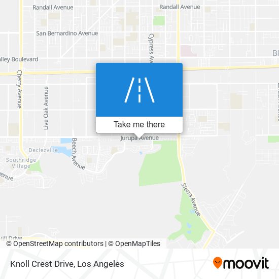 Knoll Crest Drive map