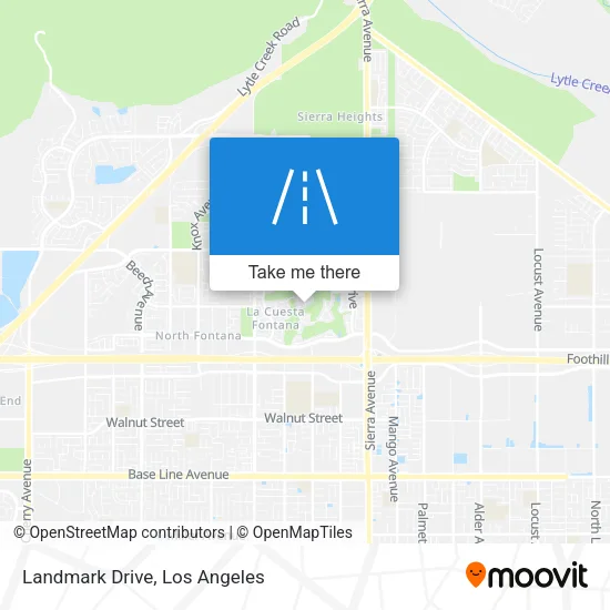 Landmark Drive map