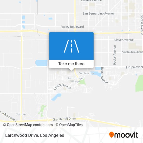 Mapa de Larchwood Drive
