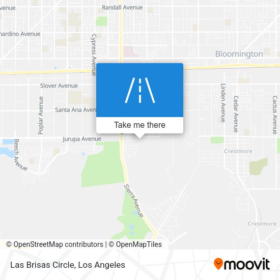 Las Brisas Circle map