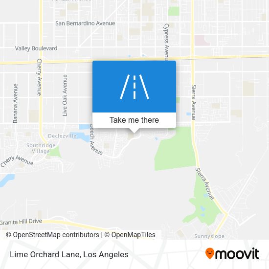 Lime Orchard Lane map
