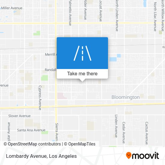 Mapa de Lombardy Avenue