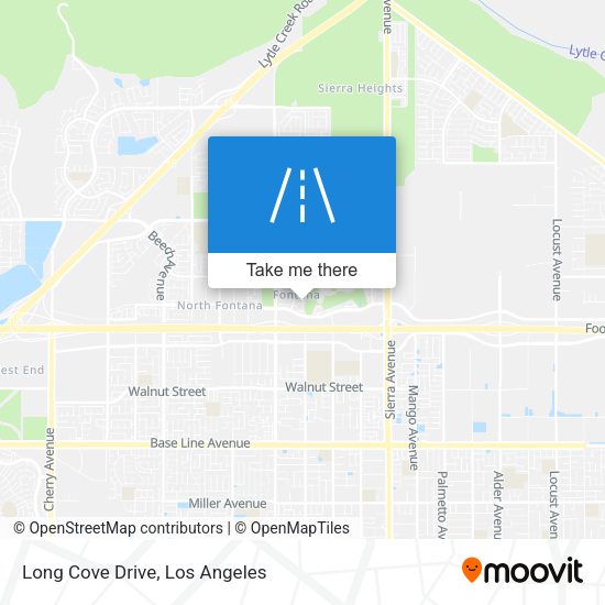 Long Cove Drive map