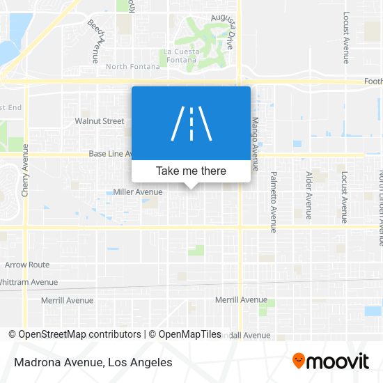 Mapa de Madrona Avenue