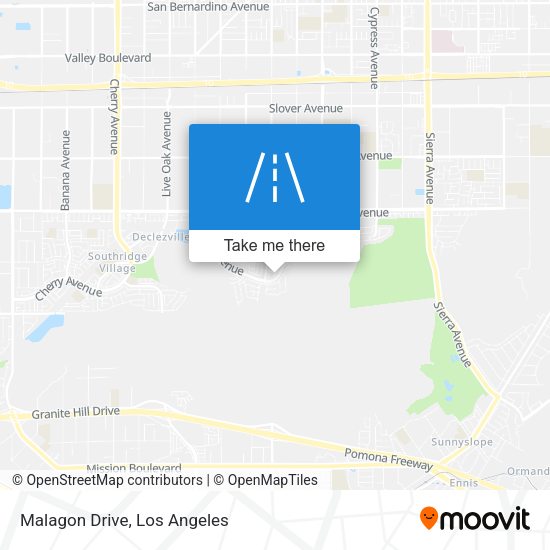 Mapa de Malagon Drive