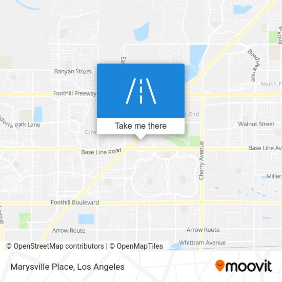 Marysville Place map