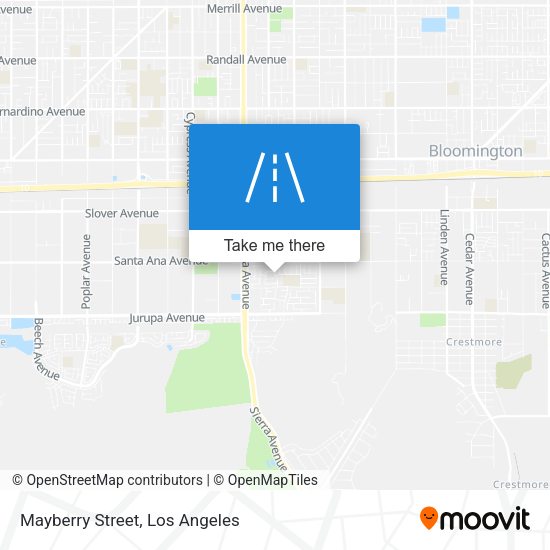 Mapa de Mayberry Street