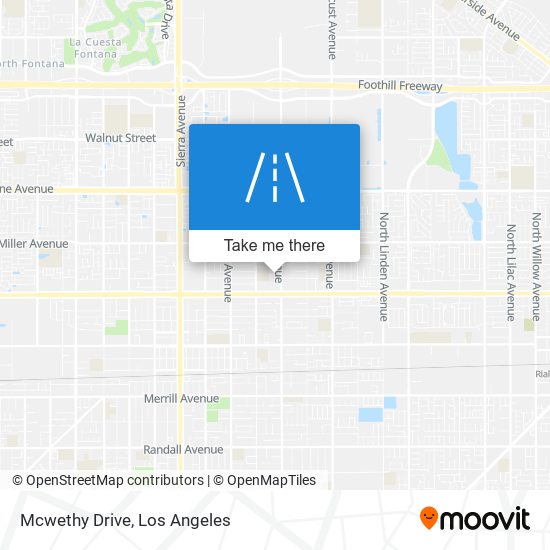 Mcwethy Drive map