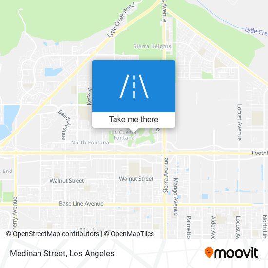 Medinah Street map