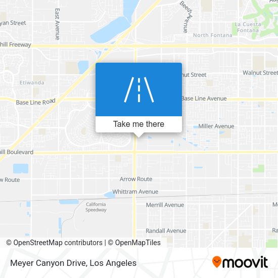 Mapa de Meyer Canyon Drive