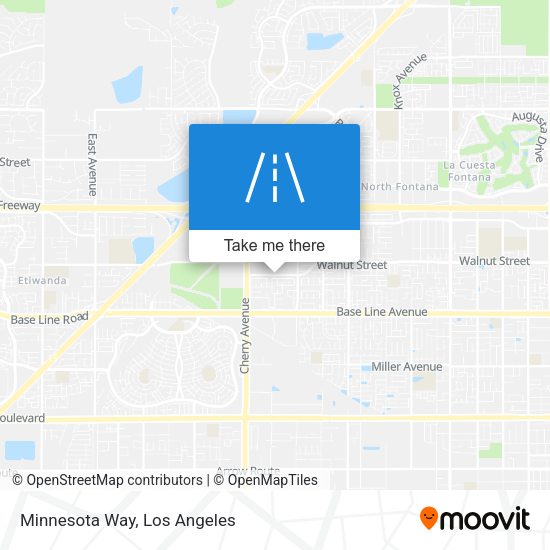 Mapa de Minnesota Way