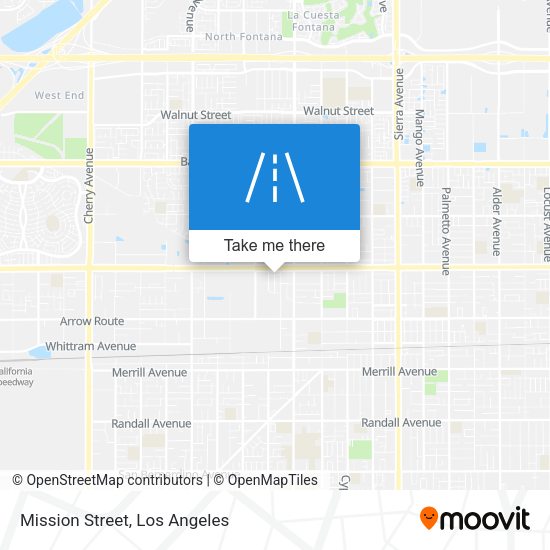 Mapa de Mission Street