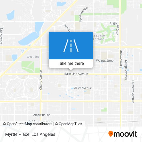 Mapa de Myrtle Place