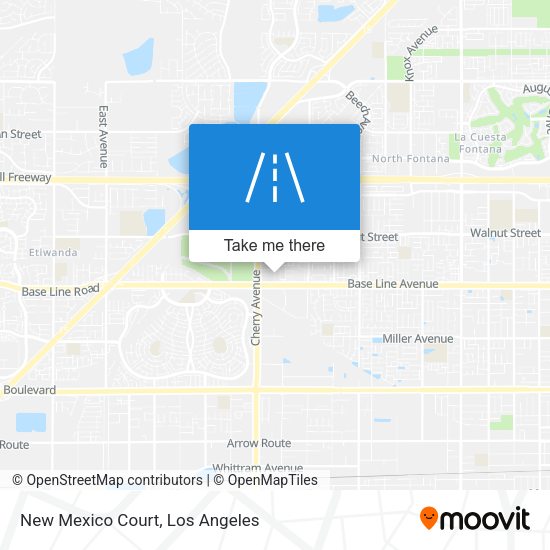 Mapa de New Mexico Court