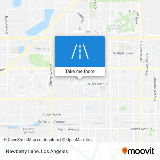 Newberry Lane map