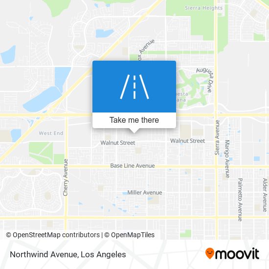 Northwind Avenue map