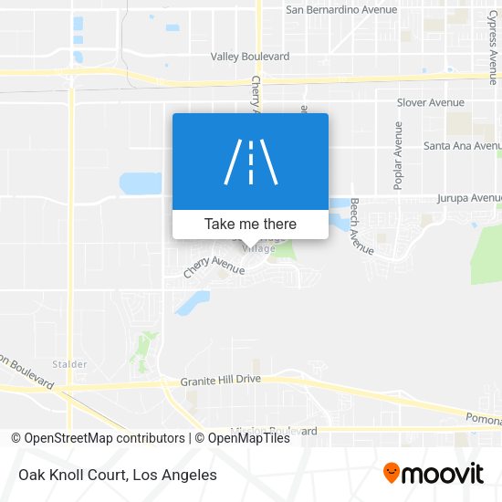 Mapa de Oak Knoll Court