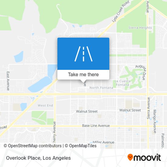 Mapa de Overlook Place