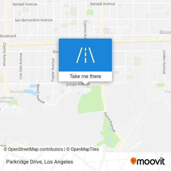 Mapa de Parkridge Drive