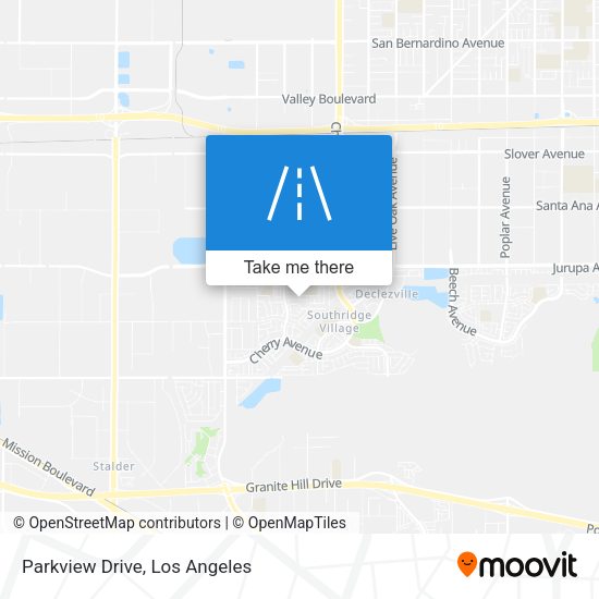 Mapa de Parkview Drive