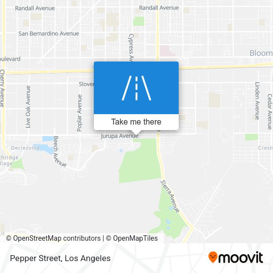 Mapa de Pepper Street