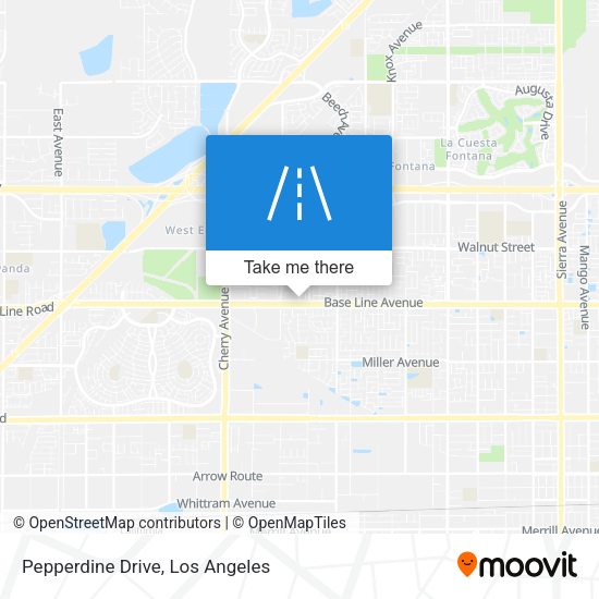 Pepperdine Drive map