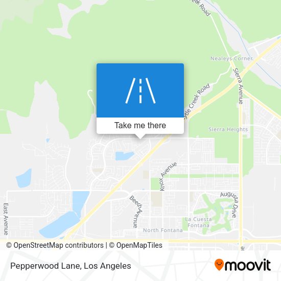 Mapa de Pepperwood Lane