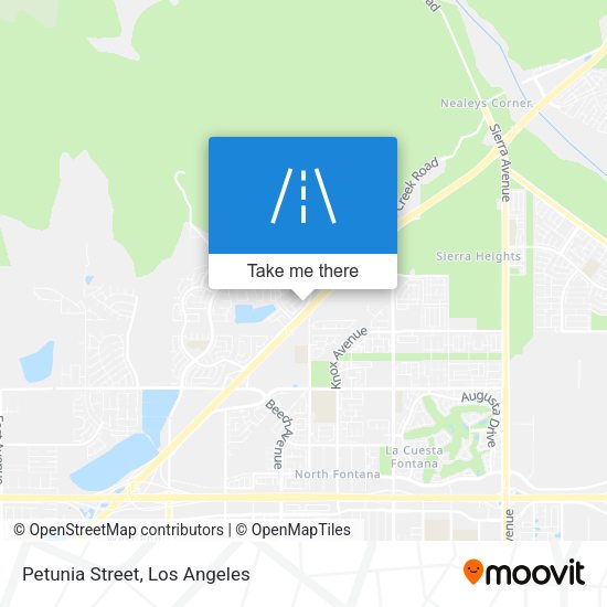 Mapa de Petunia Street