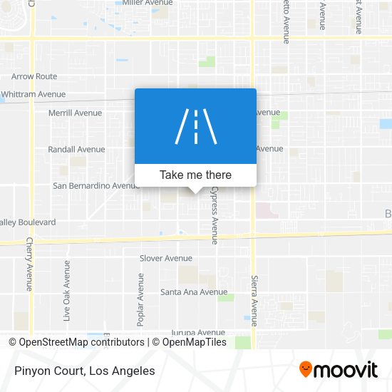 Mapa de Pinyon Court