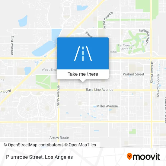 Mapa de Plumrose Street