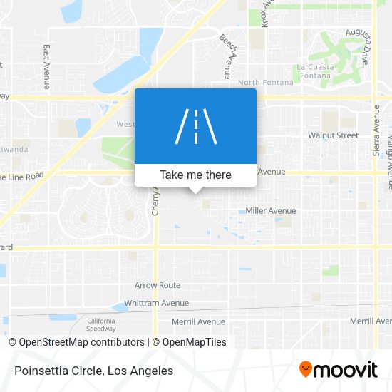 Poinsettia Circle map