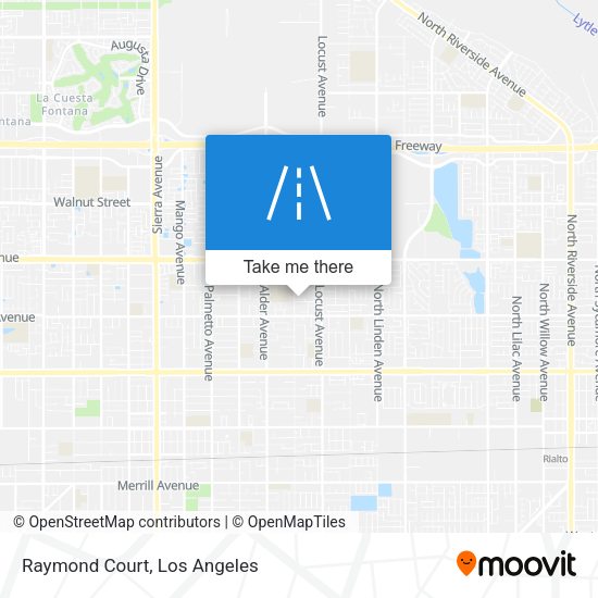 Raymond Court map