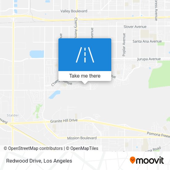 Mapa de Redwood Drive