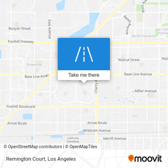 Remington Court map