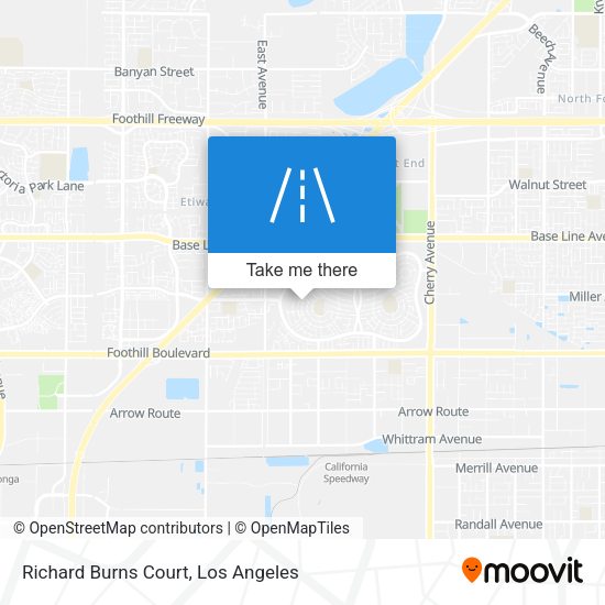 Richard Burns Court map