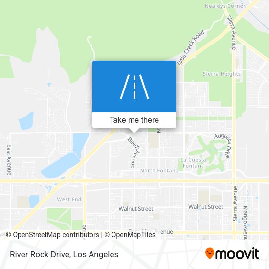 River Rock Drive map