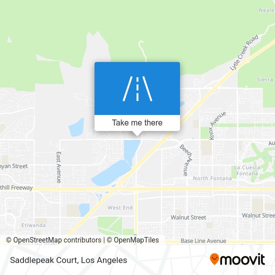 Saddlepeak Court map