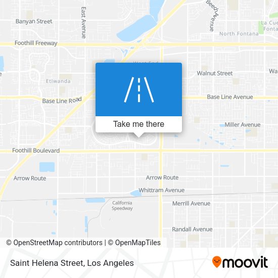 Saint Helena Street map
