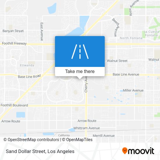 Mapa de Sand Dollar Street