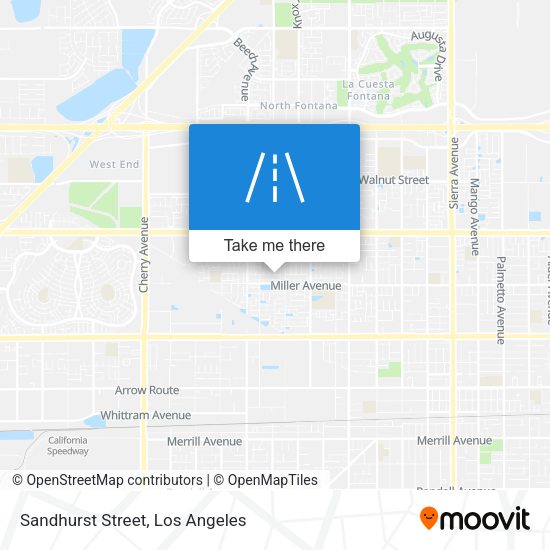 Sandhurst Street map