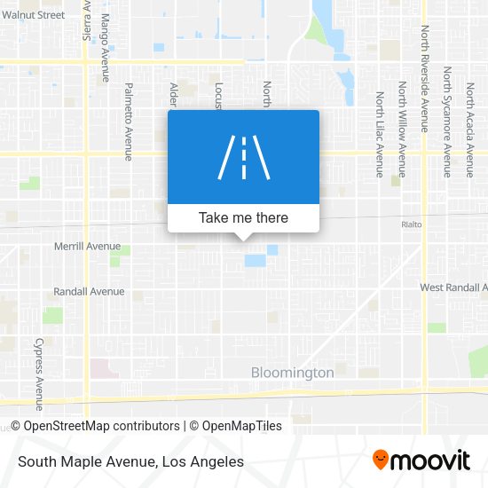 Mapa de South Maple Avenue