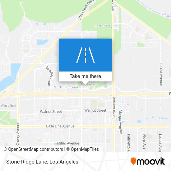 Stone Ridge Lane map