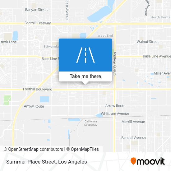 Mapa de Summer Place Street