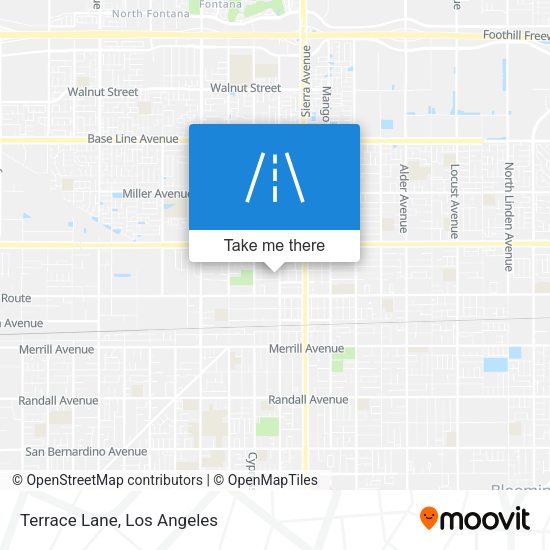 Mapa de Terrace Lane