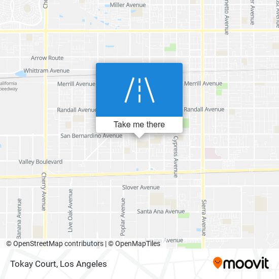 Tokay Court map