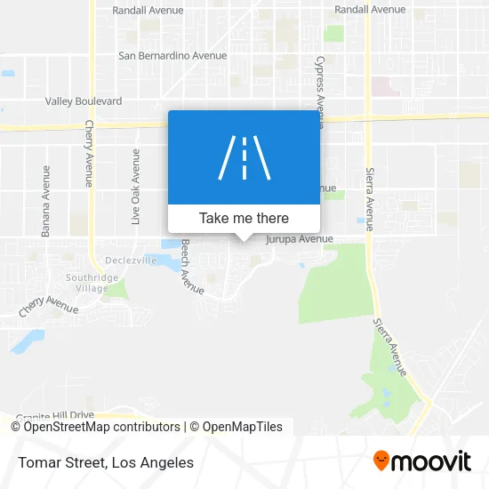Tomar Street map