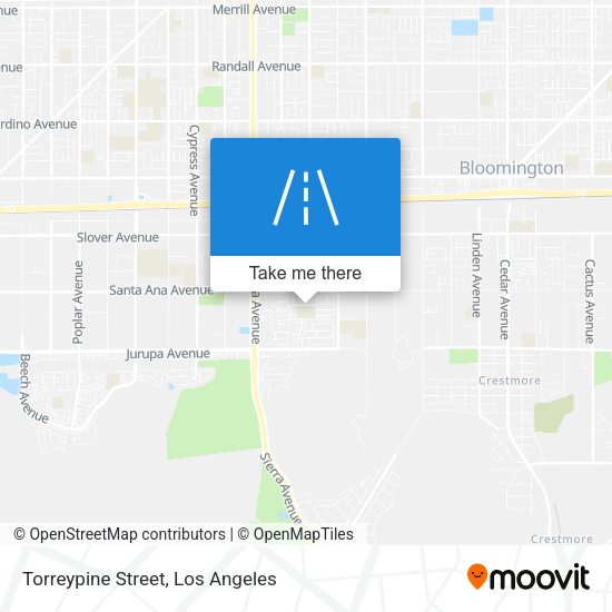 Torreypine Street map